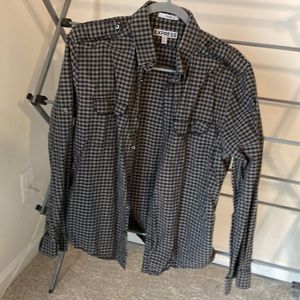 Mens Plaid Dress Shirt